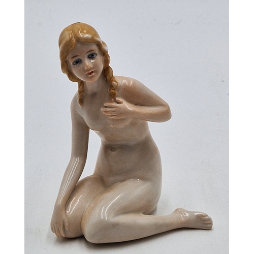 326 - CERAMIC (Early 20th Century) FIGURINE OF A NUDE