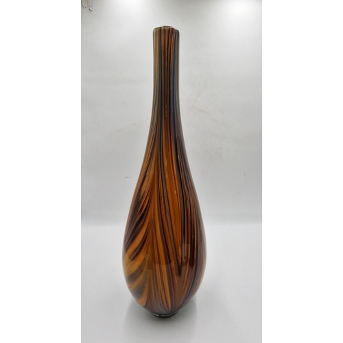 713 - ITALIAN ART GLASS Large 55 cm VASE c1990s (Please Note This LOT WILL NOT BE PACKED OR SHIPPED....COL... 