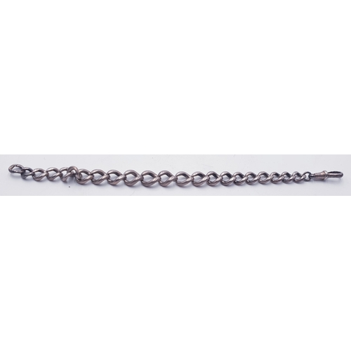 717 - SILVER (925)20 cm WATCH CHAIN BRACELET (Total Weight 25.5 Grams)