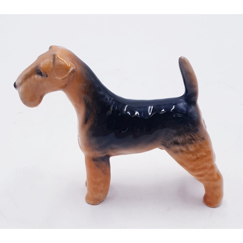 812 - BESWICK 14cm MODEL OF AN AIREDALE TERRIER 