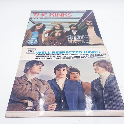 101 - THE KINKS VINYL LPS (2)
LOLA (HALLMARK). WELL RESPECTED KINKS (MARBLE ARCH). THE VINYL IS VG. THE SL... 