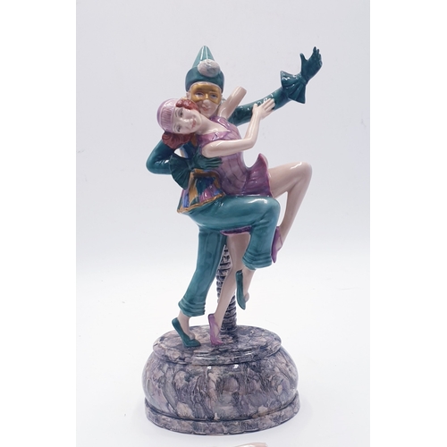 70 - PEGGY DAVIES STUDIO'S Large 33.5cm x 14cm CHARACTER FIGURINE 