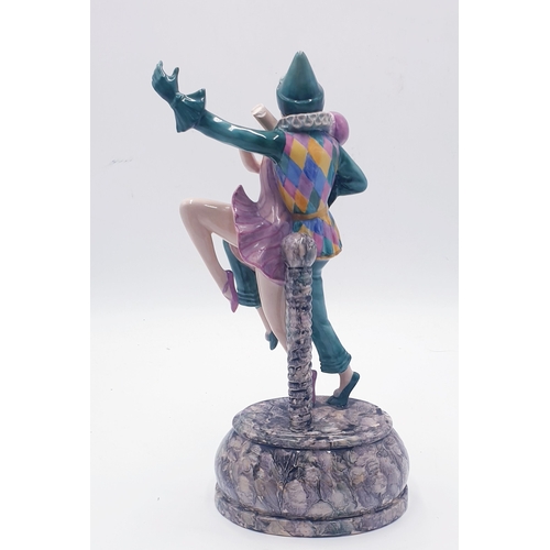 70 - PEGGY DAVIES STUDIO'S Large 33.5cm x 14cm CHARACTER FIGURINE 