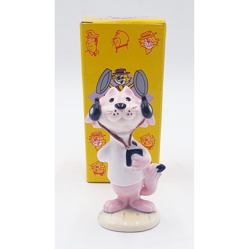 77 - HANNA BARBERA 9.5cm FIGURINE  'CHOO CHOO' FROM THE TOP CAT COLLECTION  (With Earphones) (Original Bo... 