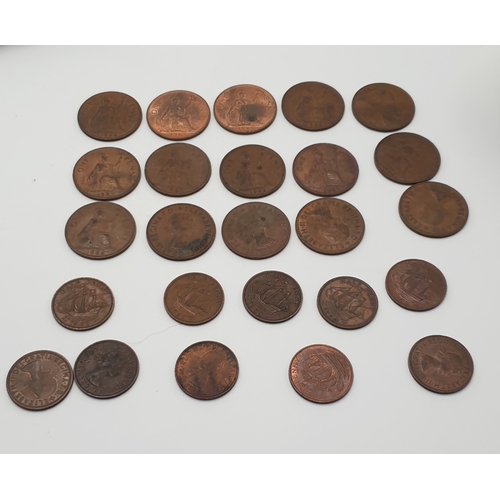 733 - PENNIES And HALF PENNIES (2)