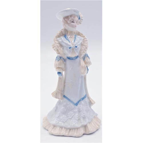 653 - COALPORT CHINA 14cm FIGURINE 