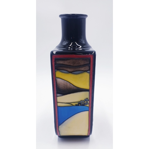 355 - MOORCROFT 20cm VASE (Shape No 37/8) 