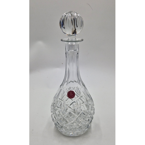 30 - ROYAL ALBERT CRYSTAL Large 25cm DECANTER With BALLOON STOPPER