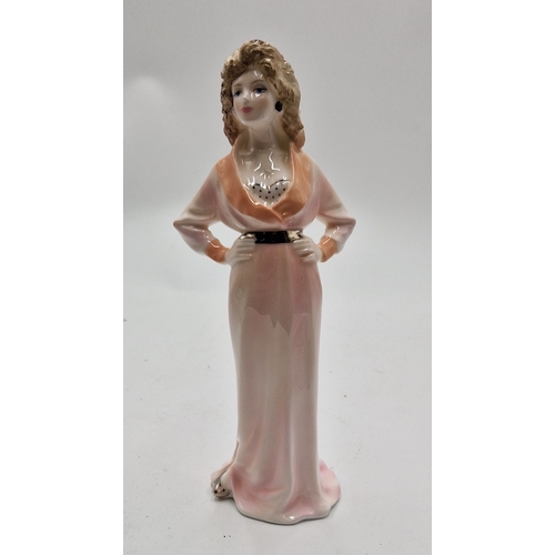 34 - COALPORT CHINA Large 20.3cm FIGURINE 