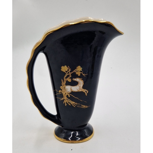 203 - CROWN DEVON 18cm JUG IN THE PEGASUS DESIGN