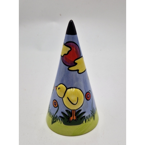 300 - LORNA BAILEY 13cm EASTER EGG SUGAR SHAKER (Limited Edition 75 Only This One Being No 68)  Signed By ... 