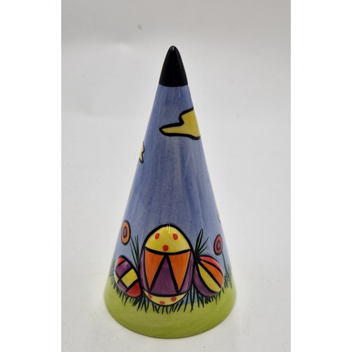 300 - LORNA BAILEY 13cm EASTER EGG SUGAR SHAKER (Limited Edition 75 Only This One Being No 68)  Signed By ... 