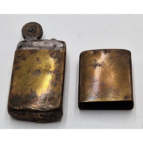 377 - WWI TRENCH ART GERMAN SEIGNEUR CIGARETTE LIGHTER