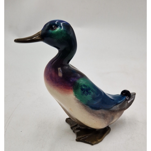 399 - ROYAL DOULTON 14cm MODEL OF A MALLARD DUCK (Standing--Green Head) HN 116 (Model No 137) 1913/46 Desi... 