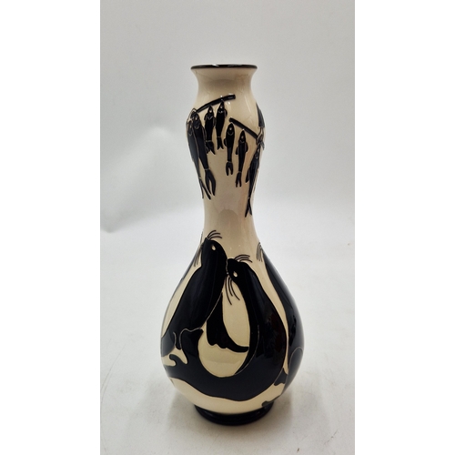 610 - MOORCROFT Large 27.5cm x 12.cm x 12cm VASE (Shape No 70/11) 