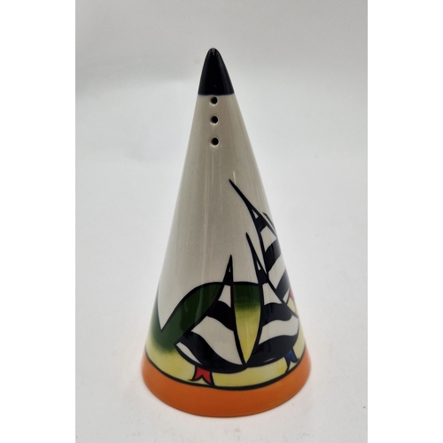 742 - LORNA BAILEY 13cm CONICAL SUGAR SHAKER (Prototype ---- January 2006)  (Extremely Rare) Signed By Lor... 