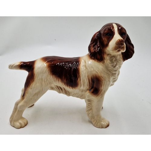 768 - COOPERCRAFT Large 23cm x 18cm MODEL OF A SPANIEL.
(In 1946 William Henry Bailey operated as a potter... 