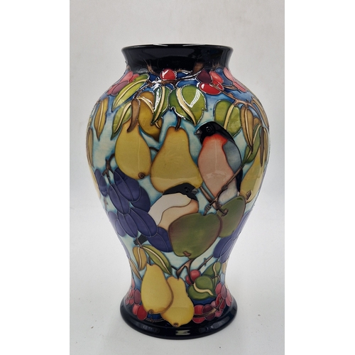 644 - MOORCROFT Extra Large 30cm x 12cm x 12cm VASE (Shape No 65/12) 