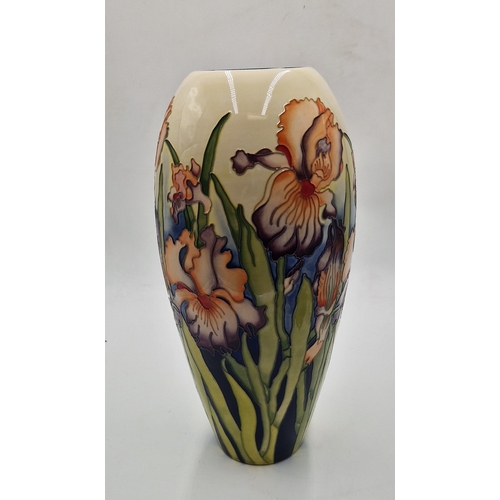 161 - MOORCROFT Extra Large 35cm x 17.5cm x 17.50cm VASE (Shape No 101/14) 