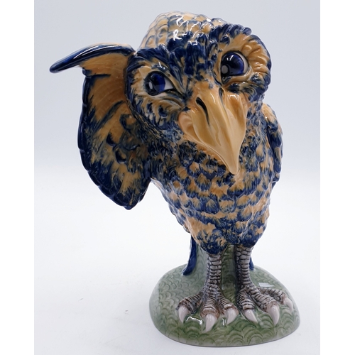 179 - PEGGY DAVIES STUDIO'S Large 25cm MODEL OF A GROTESQUE BIRD 