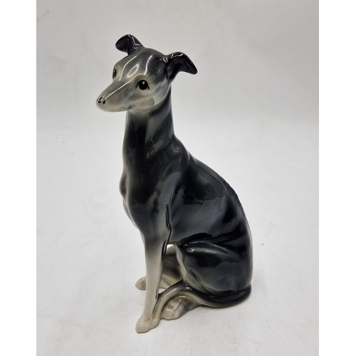 73 - CERAMIC Large 23cm MODEL OF A GREYHOUND/LURCHER