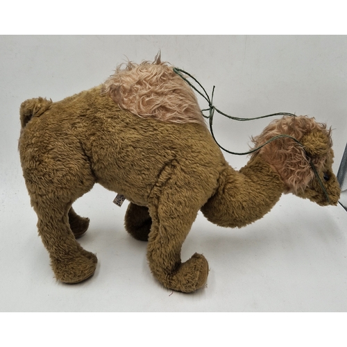 90 - STRAW FILLED CAMEL Plus ROYAL DOULTON BUNNYKINS APRON