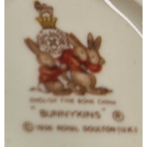 169A - ROYAL DOULTON CHINA BUNNYKINS VARIOUS CUPS And SAUCERS (6)