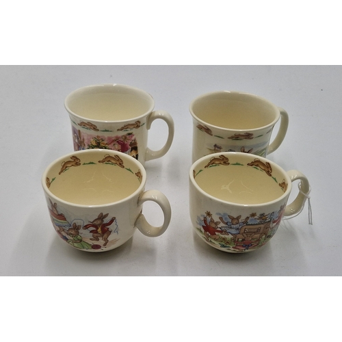 178 - ROYAL DOULTON CHINA BUNNYKINS CUPS (4)