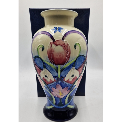 274 - OLD TUPTON WARE TUBELINED Extra Large 36cm VASE IN THE HEART NOUVEAU DESIGN (Product No TW 7313) (Or... 