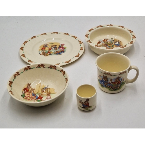 289 - ROYAL DOULTON BUNNYKINS CUP,BOWLS And EGG CUP SET