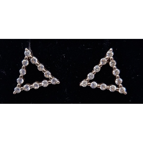 311 - SILVER (925) / STONE SET EARRINGS  (Boxed)