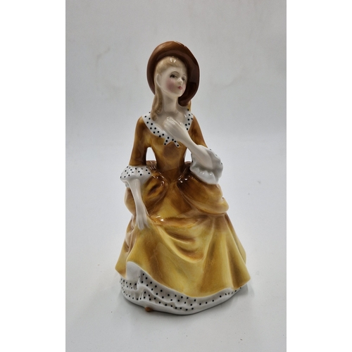 632 - ROYAL DOULTON Large 19.7cm FIGURINE 'SANDRA' HN 2275 1969/97 Designed By Peggy Davies.