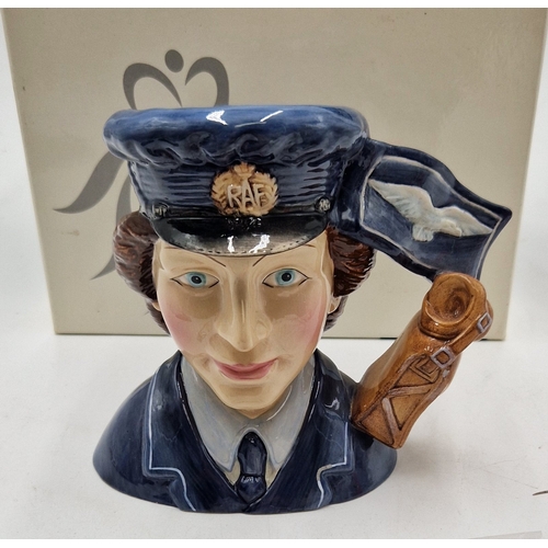 727 - ROYAL DOULTON CHARACTER JUG 'WOMEN'S AUXILIARY AIR FORCE ' D7212 2004 Only (Limited Edition Of 250 T... 