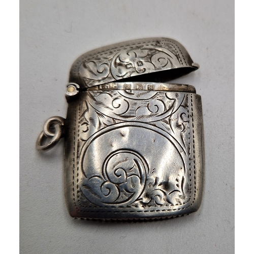 805 - SILVER (Hallmarked) MATCH HOLDER