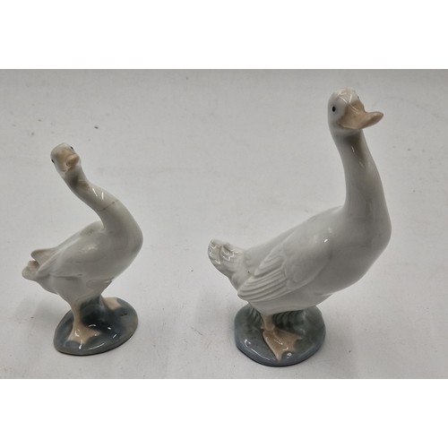 127 - LLADRO MODEL OF A GOOSE   Plus ONE OTHER