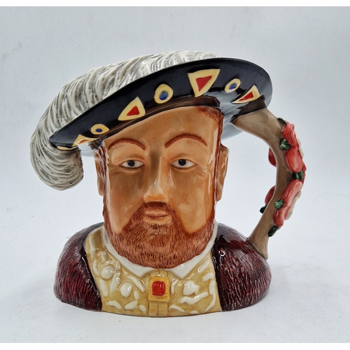 223 - ROYAL WORCESTER CHINA Large CHARACTER JUG HENRY VIII (Limited edition 3000)