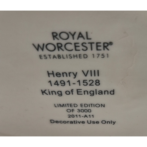 223 - ROYAL WORCESTER CHINA Large CHARACTER JUG HENRY VIII (Limited edition 3000)