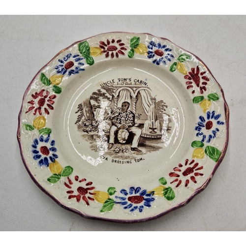 47 - STAFFORDSHIRE CHINA 18cm Dia PLATE 