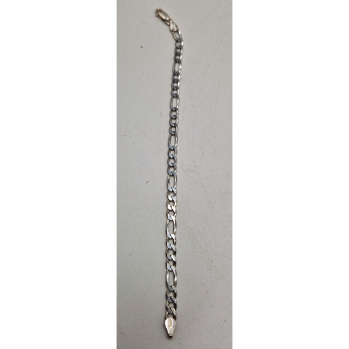 298 - SILVER (925) 19cm BRACELET (Boxed)