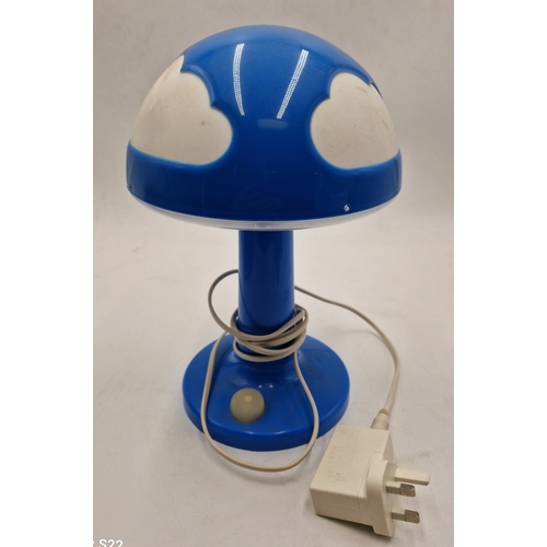 343 - MUSHROOM  CLOUD ( Plastic ) TABLE LAMP