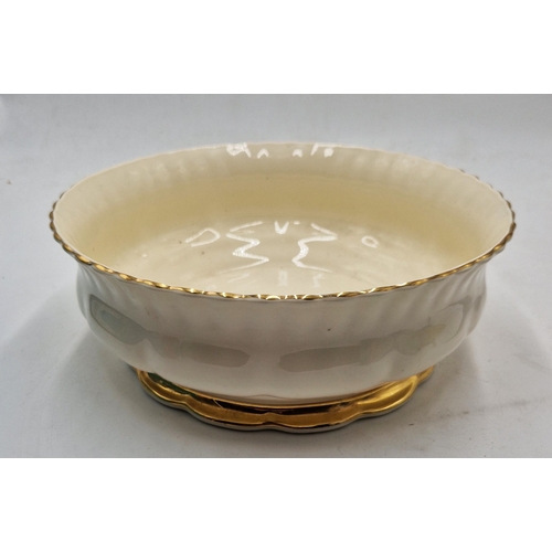 359 - ROYAL ALBERT CHINA Large 27cm Dia BOWL IN THE AFFINITY GOLD DESIGN