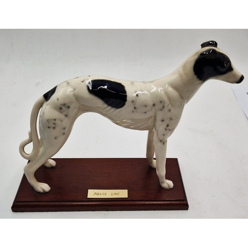 63 - ELITE POTTERY Large 27cm x 23cm  MODEL OF THE GREYHOUND 