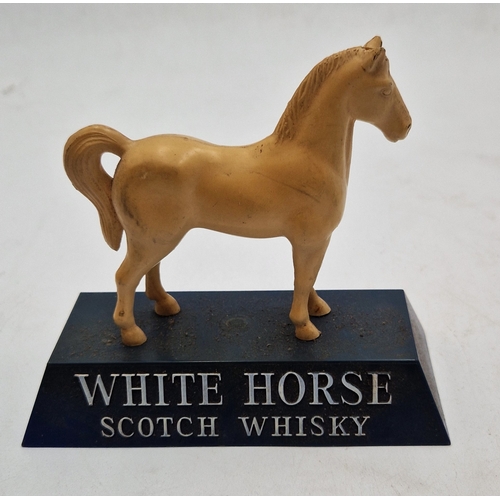 403 - WHITE HORSE SCOTCH WHISKEY BAR TOP 14cm x 13cm HORSE