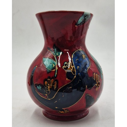 427 - ANITA HARRIS ART POTTERY 14cm TROJAN VASE 