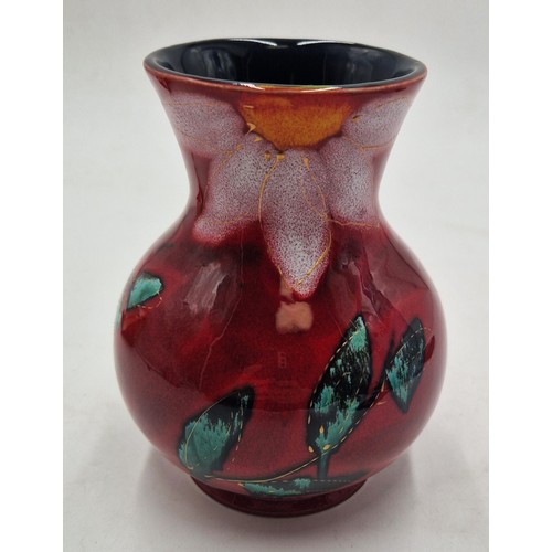 427 - ANITA HARRIS ART POTTERY 14cm TROJAN VASE 