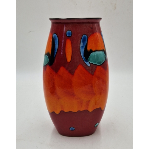 458 - POOLE POTTERY Large 25.5cm x 15cm VASE