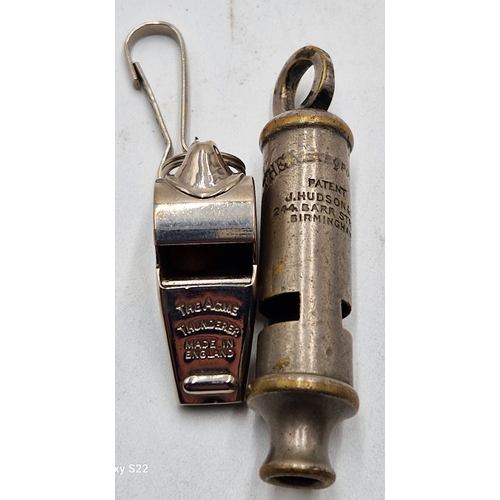 481 - METROPOLITIAN WHISTLE Plus ACME THUNDERER WHISTLE