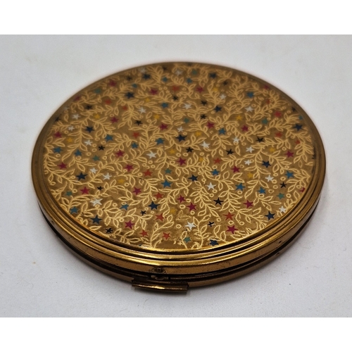 494 - COALPORT GOLD / STARS COMPACT