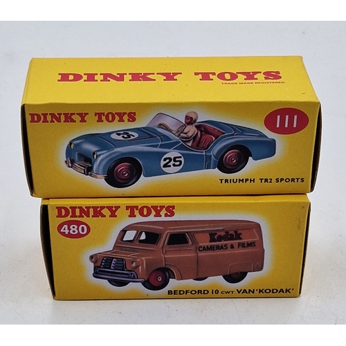 643 - DINKY DIE-CAST MODELS OF A CAR AND A LORRY (Original Boxes)