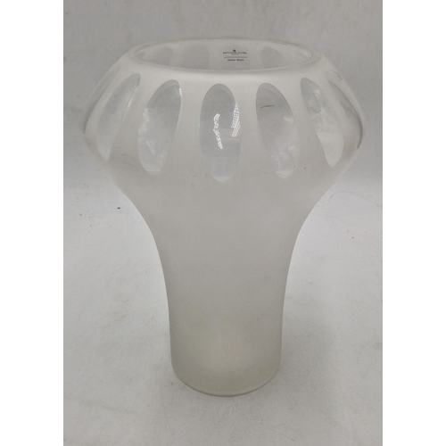 691 - ROYAL DOULTON Extra Large 29cm DOMED GLASS VASE (Please Note This Lot WILL NOT BE PACKED OR SHIPPED.... 